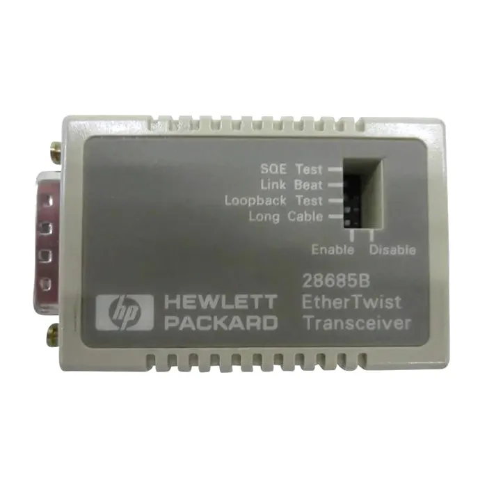 HP 28685B | Ethertwist 10Mb/s 10Base-T RJ-45 Connector AUI Transceiver Module Refurbished - Hewlett-Packard (ou HP en abrégé) refurbished available on Gotodirect