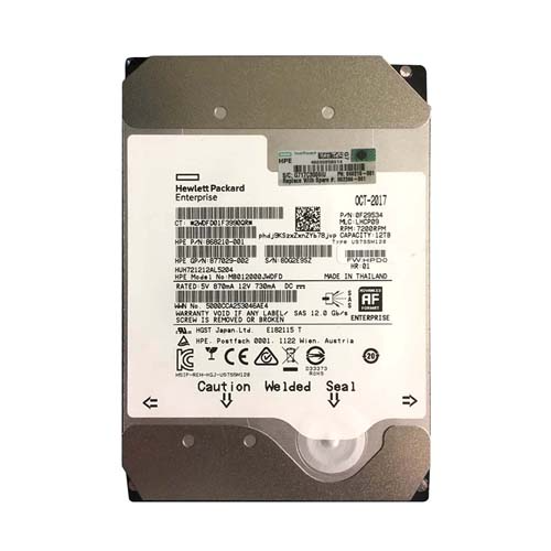 HP 882398-001 | 12TB 7200RPM SAS 12GB/s Hot-Pluggable 3.5-Inch LPc Hard Drive for ProLiant Gen10/Gen10+/Gen11 Servers Refurbished - Hewlett-Packard (ou HP en abrégé) refurbished available on Gotodirect