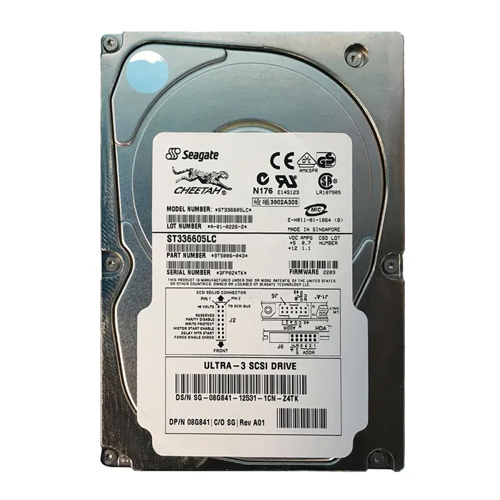 Dell 08G841 | 36.7GB 10000RPM Ultra160 SCSI 4MB Cache 80-Pin 3.5-Inch Hard Drive Refurbished - Dell refurbished available on Gotodirect