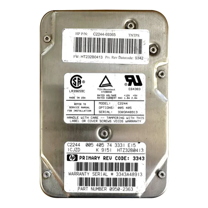 Buy HP 0950-2363 | 550MB SCSI Internal Hard Drive Refurbished - $610.00 HP 0950-2363 | 550MB SCSI Internal Hard Drive Refurbished - Hewlett-Packard (ou HP en abrégé) refurbished available on Gotodirect