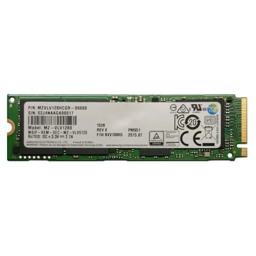 Samsung MZ-VLV5120 | PM951 512GB Triple-Level-Cell PCI Express NVMe 3.0 x4 M.2 2280 Solid State Drive Refurbished - Samsung refurbished available on Gotodirect