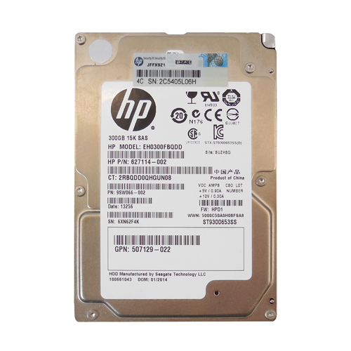 HP 507129-022 | 300GB 15000RPM SAS 6Gb/s 64MB Cache Hot-Pluggable Dual Port 2.5-inch Hard Drive Refurbished - Hewlett-Packard (ou HP en abrégé) refurbished available on Gotodirect