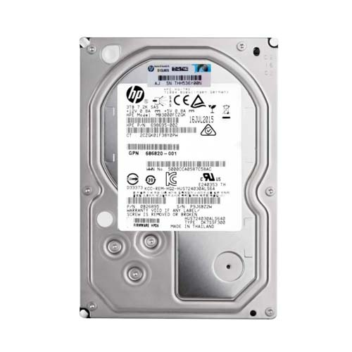 HP 698695-002 | 3TB 7200RPM SAS 6Gb/s Hot-Pluggable 3.5-Inch Midline Hard Drive for G7 ProLiant Servers Refurbished - Hewlett-Packard (ou HP en abrégé) refurbished available on Gotodirect