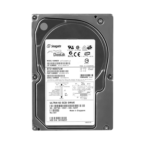Dell 08Y749 | 146GB 10000RPM Ultra160 SCSI 68-Pin 3.5-Inch Hard Drive Refurbished - Dell refurbished available on Gotodirect