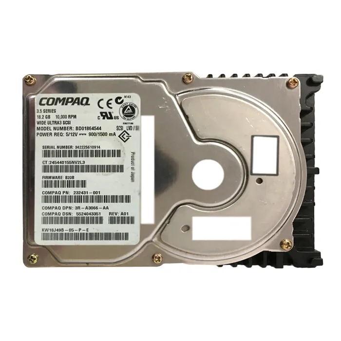 HP BD01864544 | 18.2GB 10000RPM Ultra160 SCSI 8MB Cache Hot Swappable 3.5-Inch Hard Drive Refurbished - Hewlett-Packard (ou HP en abrégé) refurbished available on Gotodirect