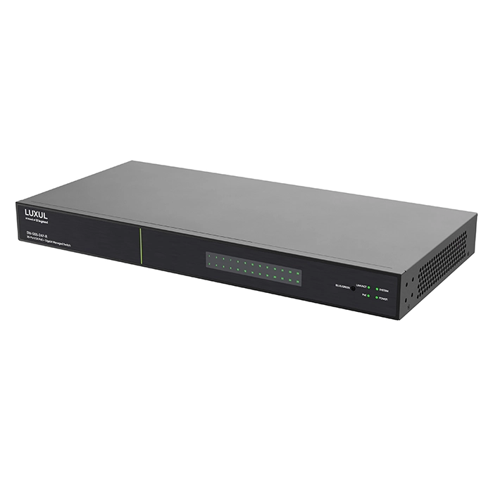 Luxul SW-505-24P-R | 24 PoE+ and 2 Combo RJ45/SFP Ports Gigabit L2/L3 Managed Switch Refurbished -  refurbished available on Gotodirect