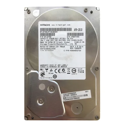 Buy HGST HDS721064CLA332 | Deskstar 7K1000.C Series 640GB 7200RPM SATA 3Gb/s 32MB Cache 3.5-inch Hard Drive Refurbished - $207.40 HGST HDS721064CLA332 | Deskstar 7K1000.C Series 640GB 7200RPM SATA 3Gb/s 32MB Cache 3.5-inch Hard Drive Refurbished - HGST (a subsidiary of Western Digital) refurbished available on Gotodirect
