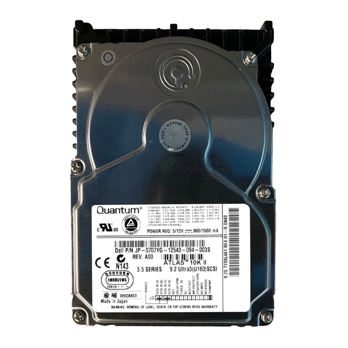Dell 0707YG | 9GB 10000RPM Ultra160 SCSI 68-Pin 3.5-Inch Hard Drive Refurbished - Dell refurbished available on Gotodirect