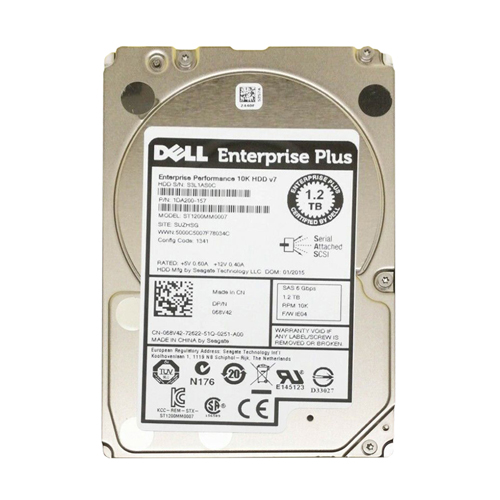 Dell 68V42 | 1.2TB 10000RPM SAS 6Gb/s Hot-Pluggable 2.5-Inch Hard Drive for EqualLogic Storage Array Refurbished - Dell refurbished available on Gotodirect