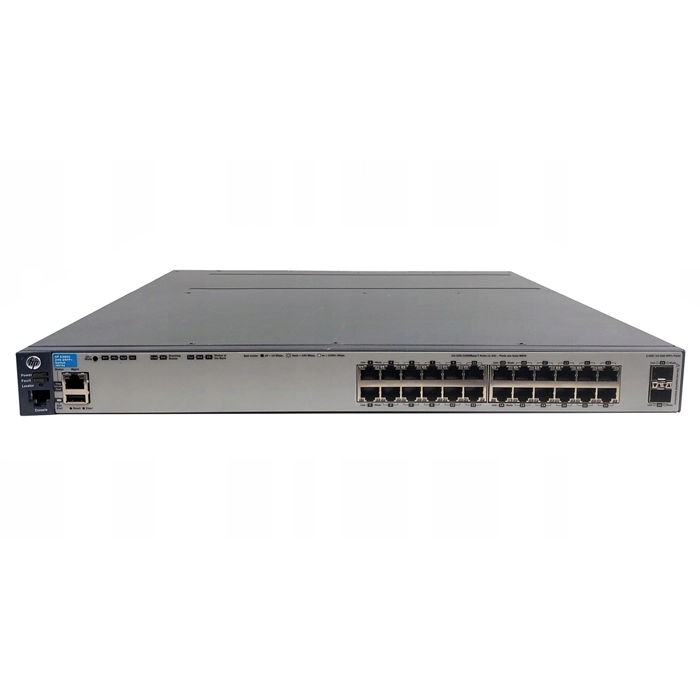 Buy HP J9575A#ABA | Aruba 3800 Series 3800-24G-2SFP+ 24 x 10/100/1000Base-T RJ-45 and 2 x 10GbE SFP+ Ports and 1 x Stacking Module Slot Layer 3 Managed Gigabit Ethernet Network Switch Refurbished - $341.63 HP J9575A#ABA | Aruba 3800 Series 3800-24G-2SFP+ 24 x 10/100/1000Base-T RJ-45 and 2 x 10GbE SFP+ Ports and 1 x Stacking Module Slot Layer 3 Managed Gigabit Ethernet Network Switch Refurbished - Hewlett-Packard (ou HP en abrégé) refurbished available on Gotodirect