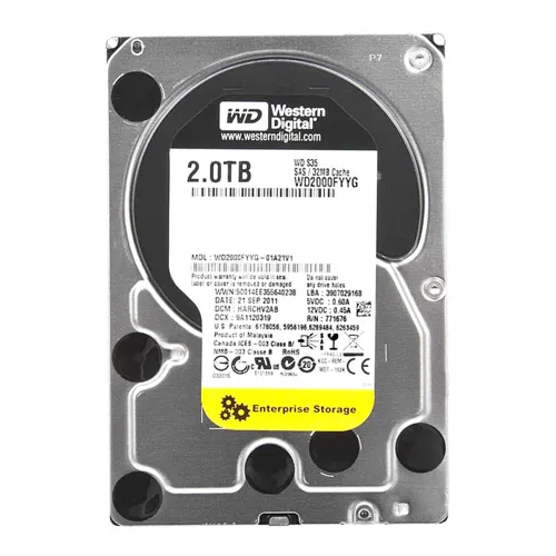 Western Digital WD2000FYYG | RE 2TB 7200RPM SAS 6Gb/s 32MB Cache (RoHS) 3.5-Inch Enterprise Hard Drive Refurbished - Western Digital refurbished available on Gotodirect
