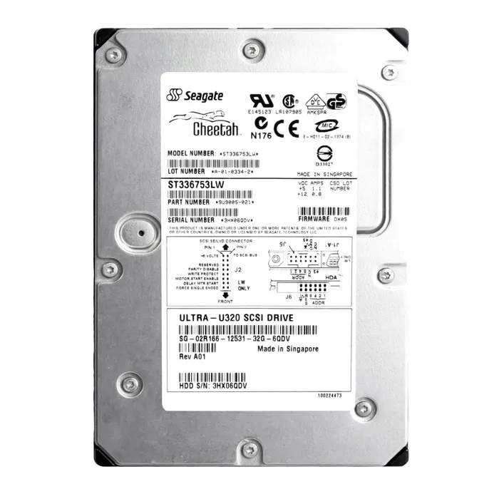 Dell 2R166 | 36GB 15000RPM Ultra320 SCSI 8MB Cache 68-Pin 3.5-Inch Hard Drive Refurbished - Dell refurbished available on Gotodirect