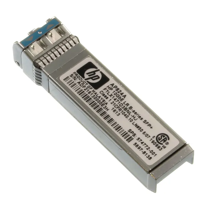 HP 5697-8138 | 10Gb/s 10GBase-LR Single-Mode Fibre 1310nm 10km Fibre Channel Duplex LC Connector SFP+ Transceiver Module Refurbished - Hewlett-Packard (ou HP en abrégé) refurbished available on Gotodirect