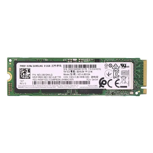 Samsung MZVLB512HAJQ | PM981 512GB Triple-Level-Cell PCI Express NVMe 3.0 x4 M.2 Solid State Drive Refurbished - Samsung refurbished available on Gotodirect