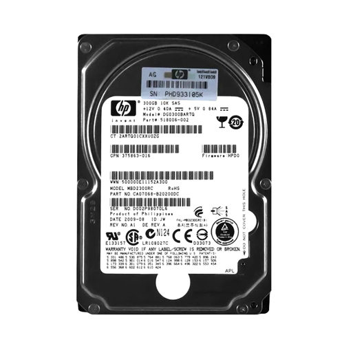 Buy HP 518006-002 | 300GB 10000RPM SAS 3Gb/s SFF Hot-Pluggable Dual Port 2.5-inch Hard Drive for Gen1 to Gen7 ProLiant Servers Refurbished - $152.19 HP 518006-002 | 300GB 10000RPM SAS 3Gb/s SFF Hot-Pluggable Dual Port 2.5-inch Hard Drive for Gen1 to Gen7 ProLiant Servers Refurbished - Hewlett-Packard (ou HP en abrégé) refurbished available on Gotodirect