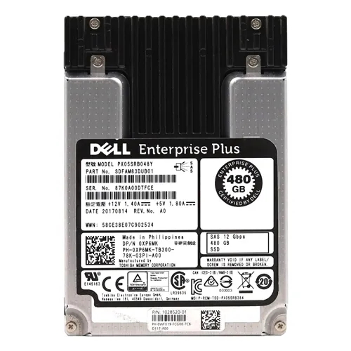 Toshiba PX05SRB048Y | PX05SRB Series 480GB Multi-Level Cell SAS 12Gb/s Read Intensive (SIE) 2.5-Inch Enterprise Solid State Drive Refurbished - Toshiba refurbished available on Gotodirect