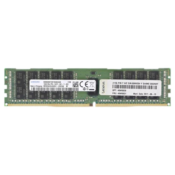 Lenovo 46W0829 | 16GB DDR4-2400MHz PC4-19200 ECC Registered RDIMM CL17 2Rx4 1.2V 288-Pin Memory Module Refurbished - Lenovo refurbished available on Gotodirect