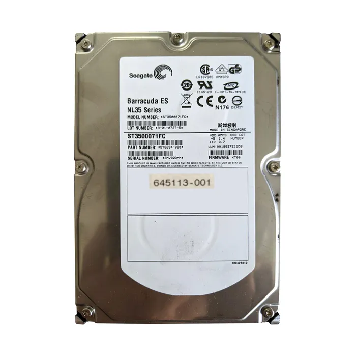 Seagate 9Y8204-080 | NL35 Series 500GB 7200RPM Fibre Channel 2Gb/s 8MB Cache (CE) 3.5-Inch Hard Drive Refurbished - Seagate refurbished available on Gotodirect