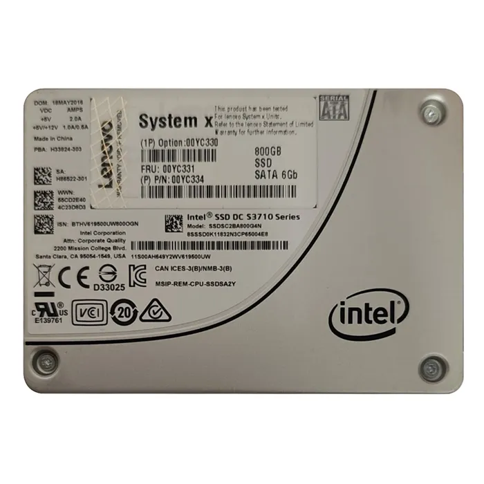 IBM 00YC330 | 800GB Multi-Level Cell SATA 6Gb/s Hot Swappable 2.5-Inch Solid State Drive for System x3550 M5 Server Refurbished -  refurbished available on Gotodirect
