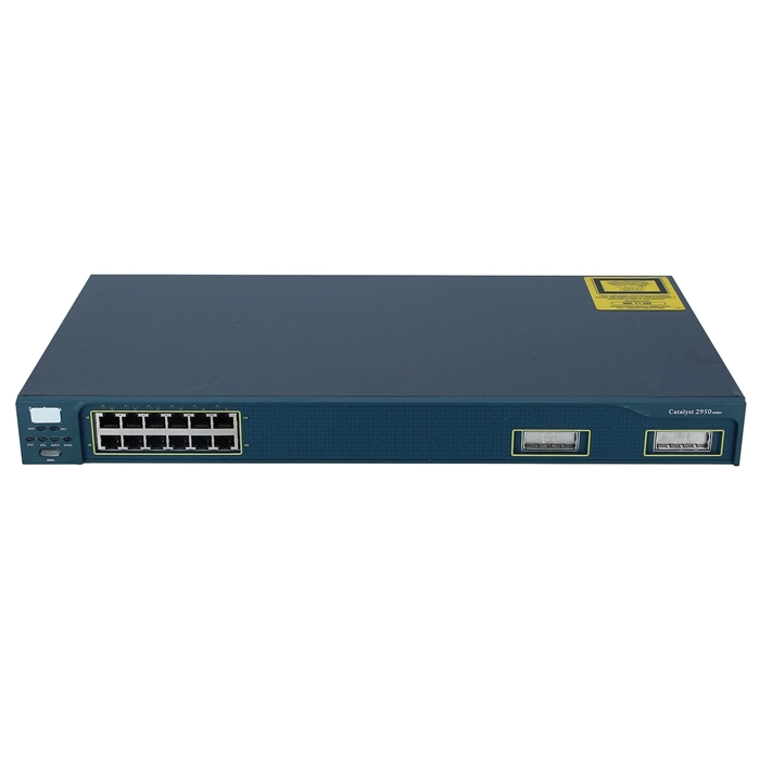 Cisco WS-C2950G-12-EI | Catalyst 2950 Series 2950G-12-EI 12 x Ports 10/100Base-TX + 2 x Ports SFP Layer 2 Managed Rack-mountable Fast Ethernet Network Switch Refurbished - Cisco Systems Inc. refurbished available on Gotodirect