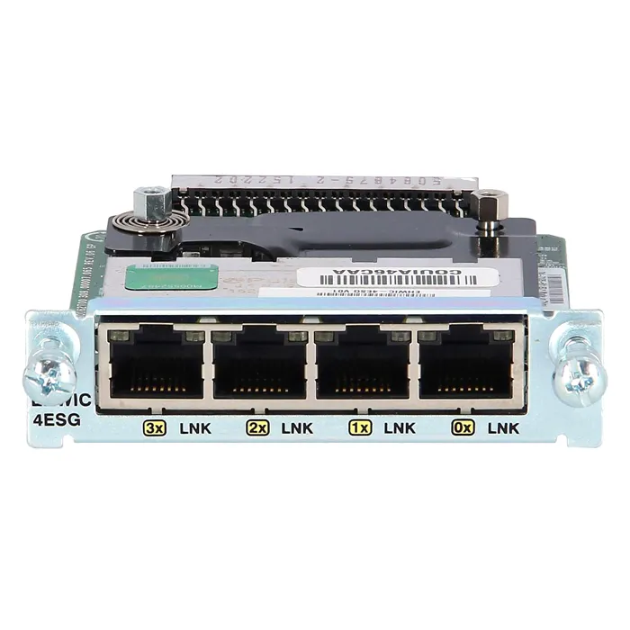 Cisco EHWIC-4ESG-RF | 4 x Ports 10/100/1000Base-T Enhanced High Speed WAN Interface Card Refurbished - Cisco Systems Inc. refurbished available on Gotodirect