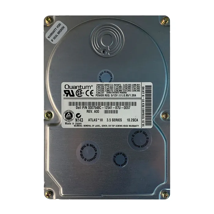 Dell 7548C | 18.2GB 10000RPM Ultra160 SCSI 1MB Cache 80-Pin 3.5-Inch Hard Drive Refurbished - Dell refurbished available on Gotodirect
