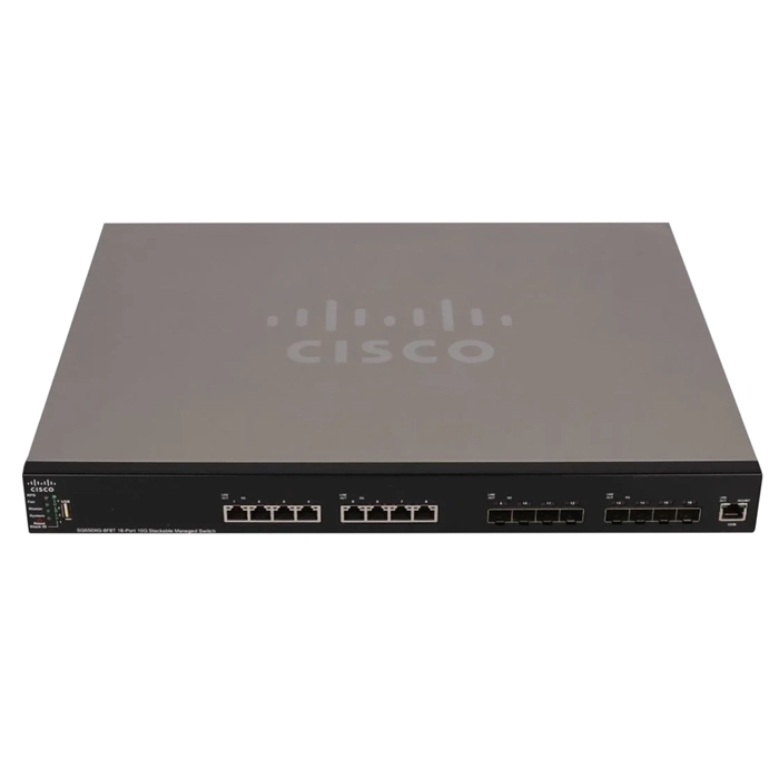 Cisco SG550XG-8F8T-K9 | 550X SG550XG-8F8T 8 x Ports 10GBase-T + 8 x Ports SFP+ Layer 3 Managed Stackable Gigabit Ethernet Network Switch Refurbished - Cisco Systems Inc. refurbished available on Gotodirect