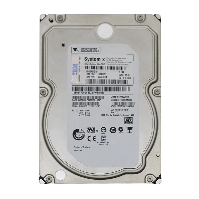 IBM 00AD011 | 1TB 7200RPM SATA 6Gb/s 3.5-Inch Hard Drive Refurbished -  refurbished available on Gotodirect