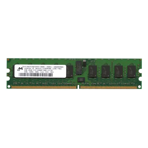 Micron MT18HTF25672PDY-800E1 | 2GB DDR2-800MHz PC2-6400 ECC Registered RDIMM CL6 2Rx8 1.8V 240-Pin Memory Module Refurbished -  refurbished available on Gotodirect