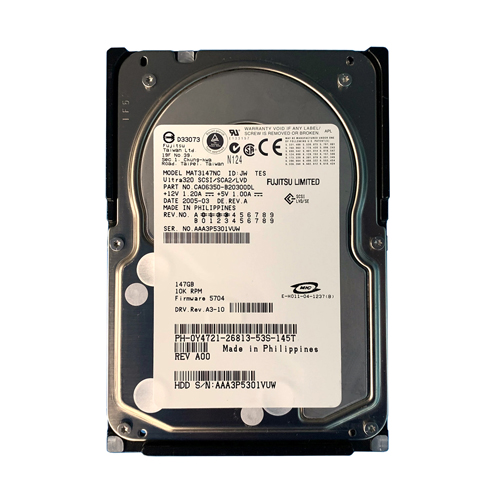Dell Y4721 | 146GB 10000RPM Ultra320 SCSI Hot-Pluggable 80-Pin 3.5-Inch Hard Drive Refurbished - Dell refurbished available on Gotodirect