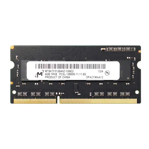 Micron MT8KTF51264HZ-1G6E2 | 4GB DDR3-1600MHz PC3-12800 Non-ECC Unbuffered SODIMM CL11 1Rx8 1.35V 204-Pin Memory Module Refurbished -  refurbished available on Gotodirect
