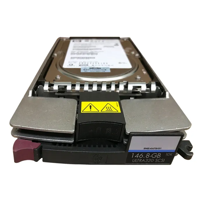 HP 404708-001 | 146GB 10000RPM Ultra 320 SCSI Hot Pluggable LVD 80-Pin 3.5-Inch Hard Drive Refurbished - Hewlett-Packard (ou HP en abrégé) refurbished available on Gotodirect