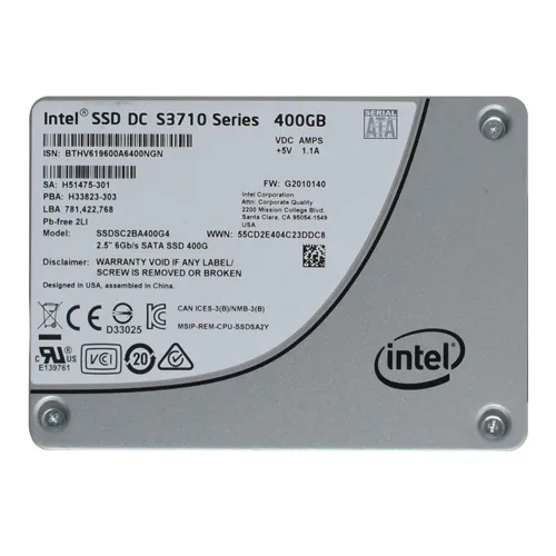 Intel SSDSC2BA400G401 | S3710 400GB Multi-Level Cell SATA 6Gb/s 2.5-Inch Solid State Drive Refurbished - Intel refurbished available on Gotodirect