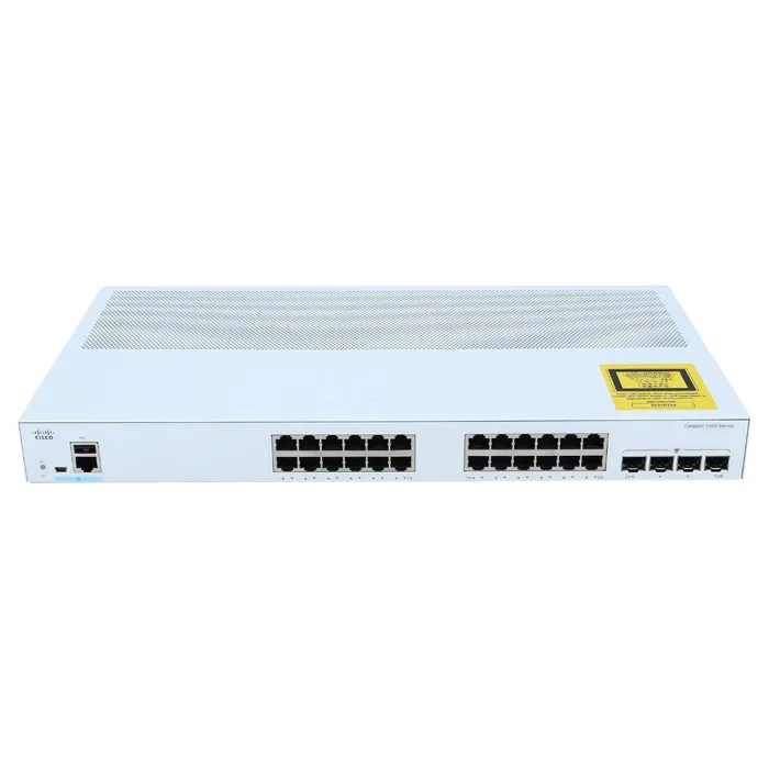 Cisco C1000-24T-4X-L | Catalyst C1000 Series 1000-24T-4X 24 x RJ-45 Ports 10/100/1000Base-T + 4 x SFP+ Uplink Ports Layer 2 Managed Rack-mountable Gigabit Ethernet Network Switch Refurbished - Cisco Systems Inc. refurbished available on Gotodirect