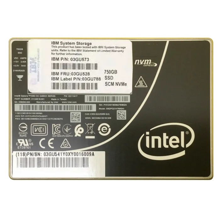 IBM 03GU573 | 750GB PCI Express NVMe 2.5-inch Solid State Drive Refurbished -  refurbished available on Gotodirect