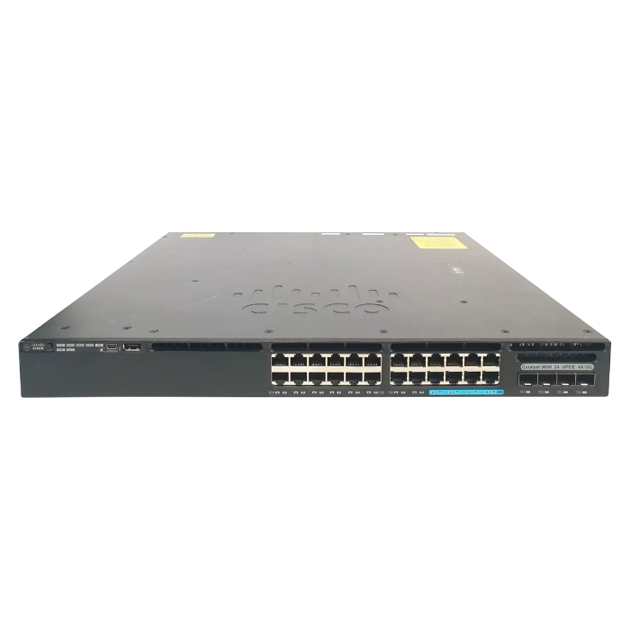 Cisco WS-C3650-8X24UQ-S | Catalyst 3650 Series 3650-8X24U 16 x RJ-45 Ports UPOE 10/100/1000Base-T + 8 x SFP+ UPOE Ports + 4 x SFP+ Uplinks Ports Layer 3 Managed Gigabit Ethernet Network Switch Refurbished - Cisco Systems Inc. refurbished available on Gotodirect