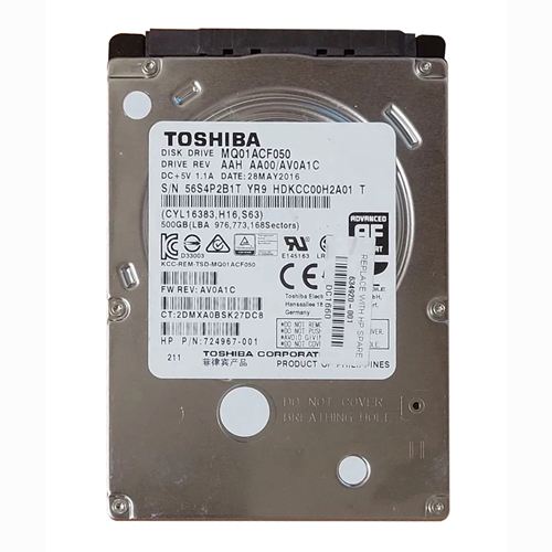 HP 724967-001 | 500GB 7200RPM SATA 6Gb/s 16MB Cache SFF 2.5-inch Hard Drive Refurbished - Hewlett-Packard (ou HP en abrégé) refurbished available on Gotodirect