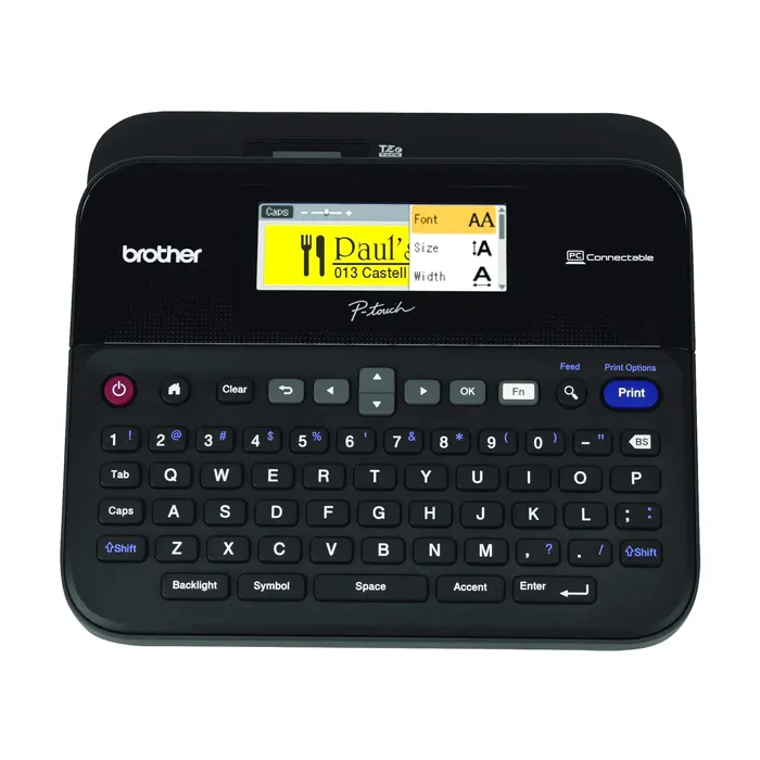 Brother PT-D600VP | P-Touch 180 x 360 dpi Thermal Transfer Monochrome Label Maker Refurbished - Brother refurbished available on Gotodirect
