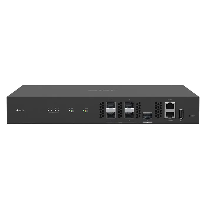 Ubiquiti UF-OLT-4 | 4-Ports GPON Optical Line Terminal 1x SFP+ Up to 2.488Gbps TX 1.244Gbps RX Up to 512 ONUs Optical Line Terminal Refurbished - Ubiquiti refurbished available on Gotodirect