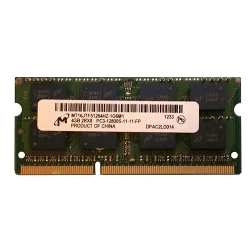 Micron MT16JTF51264HZ-1G6M1 | 4GB DDR3-1600MHz PC3-12800 Non-ECC Unbuffered SODIMM CL11 2Rx8 1.5V 204-Pin Memory Module Refurbished -  refurbished available on Gotodirect