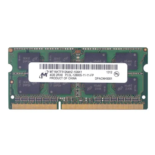 Micron MT16KTF51264HZ-1G6K1 | 4GB DDR3-1600MHz PC3-12800 Non-ECC Unbuffered SODIMM CL11 2Rx8 1.35V 204-Pin Memory Module Refurbished -  refurbished available on Gotodirect