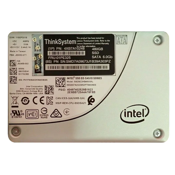 Lenovo 4XB7A10248 | 480GB Triple-Level Cell SATA 6Gb/s Hot-Swappable 2.5-Inch Solid State Drive for ThinkSystem Refurbished - Lenovo refurbished available on Gotodirect