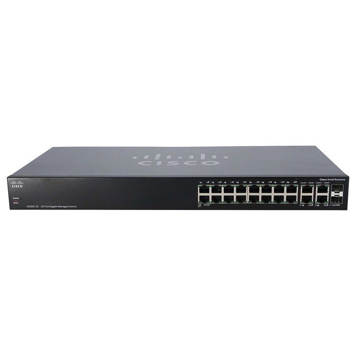 Cisco SG300-20 | SG 300-20 20-Ports Gigabit Managed Switch Refurbished - Cisco Systems Inc. refurbished available on Gotodirect