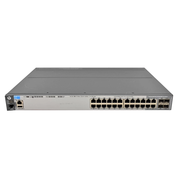 HP J9726A#ABA | Aruba 2920 Series 2920-24G 20 x RJ-45 10/100/1000Base-T and 4 x Dual Personality SFP Ports + 2 x Expansion Module Layer 3 Managed Stackable Gigabit Ethernet Network Switch Refurbished - Hewlett-Packard (ou HP en abrégé) refurbished available on Gotodirect