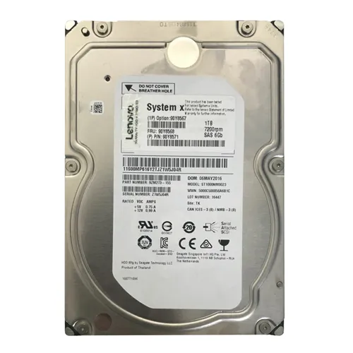 IBM 90Y8571 | Constellation 1TB 7200RPM SAS 6Gb/s 128 MB Cache 3.5-Inch Hard Drive Refurbished -  refurbished available on Gotodirect