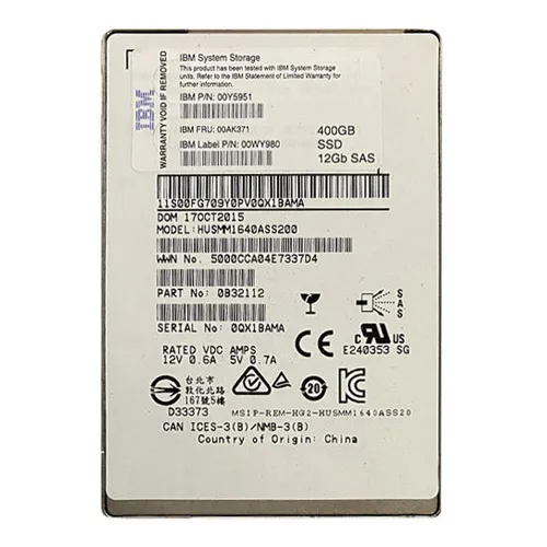 Buy HGST 0B32112 | Ultrastar SSD1600MM Series 400GB Multi-Level Cell SAS 12Gb/s Mainstream Endurance 2.5-inch Solid State Drive Refurbished - $469.68 HGST 0B32112 | Ultrastar SSD1600MM Series 400GB Multi-Level Cell SAS 12Gb/s Mainstream Endurance 2.5-inch Solid State Drive Refurbished - HGST (a subsidiary of Western Digital) refurbished available on Gotodirect