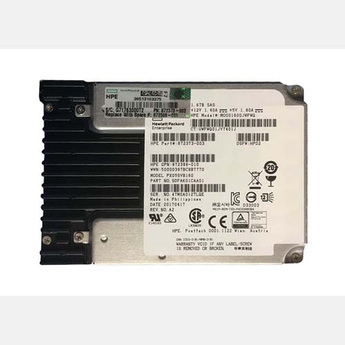 HP 872509-001 | 1.6TB SAS 12Gb/s Mixed Use SFF 2.5-Inch Solid State Drive for ProLiant DL325 Gen10 Refurbished - Hewlett-Packard (ou HP en abrégé) refurbished available on Gotodirect