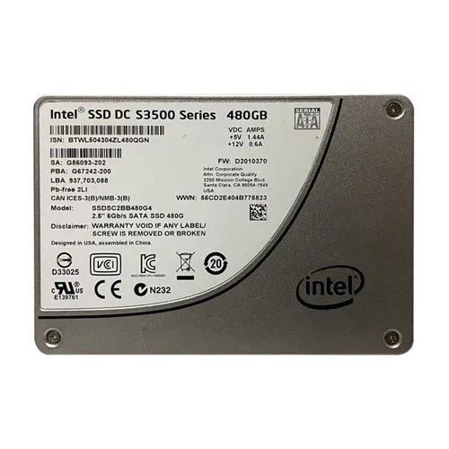 Buy Intel SSDSC2BB480G401 | DC S3500 480GB Multi-Level Cell SATA 6Gb/s 2.5-Inch Solid State Drive Refurbished - $393.33 Intel SSDSC2BB480G401 | DC S3500 480GB Multi-Level Cell SATA 6Gb/s 2.5-Inch Solid State Drive Refurbished - Intel refurbished available on Gotodirect