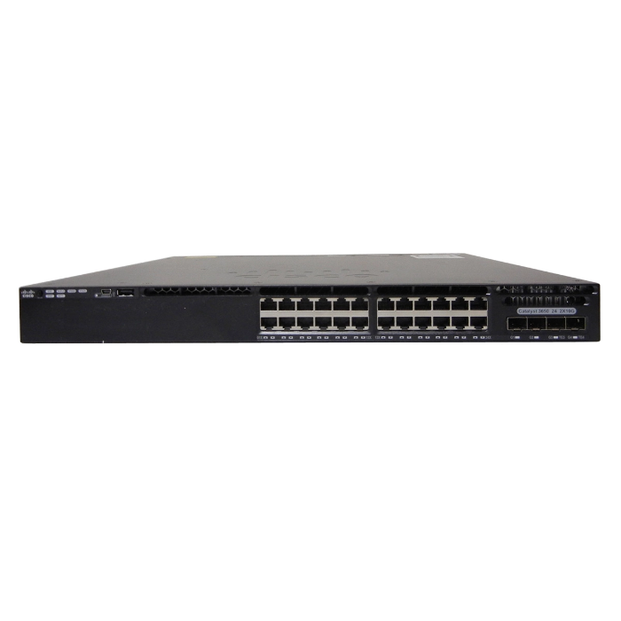 Cisco WS-C3650-24TD-L-RF | Catalyst 3650 Series 3650-24TD 24 x RJ-45 Ports 10/100/1000Base-T + 2 x SFP+ Ports Layer 3 Managed Rack-mountable Gigabit Ethernet Network Switch Refurbished - Cisco Systems Inc. refurbished available on Gotodirect