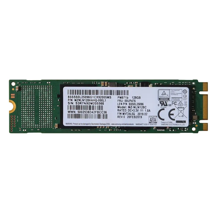 Samsung MZ-NLN128C | PM871b Series 128GB Triple-Level Cell SATA 6Gb/s Mainstream Endurance M.2 2280 Solid State Drive Refurbished - Samsung refurbished available on Gotodirect